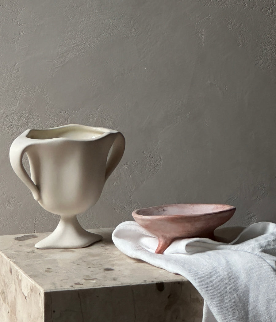 Petit Footed Bowl Terracotta
